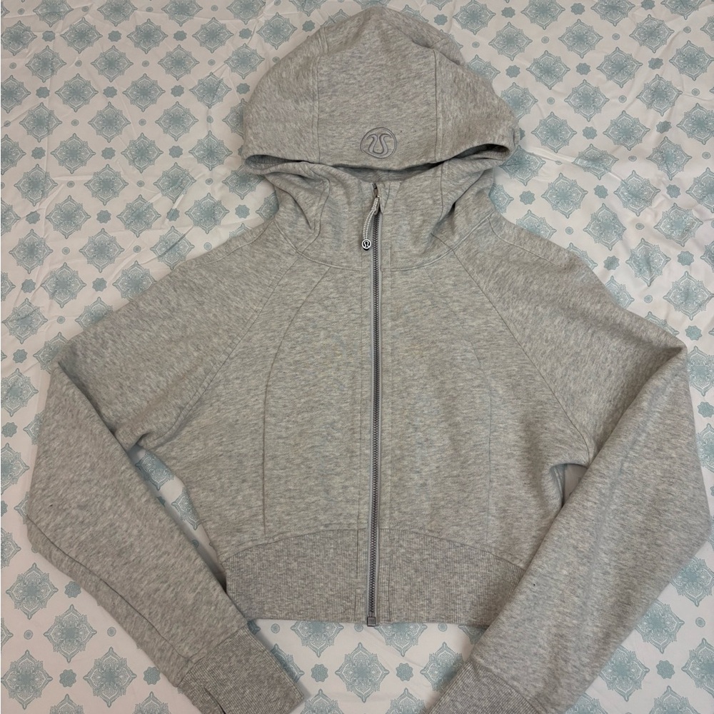 Lululemon Full-Zip Cropped Scuba Hoodie